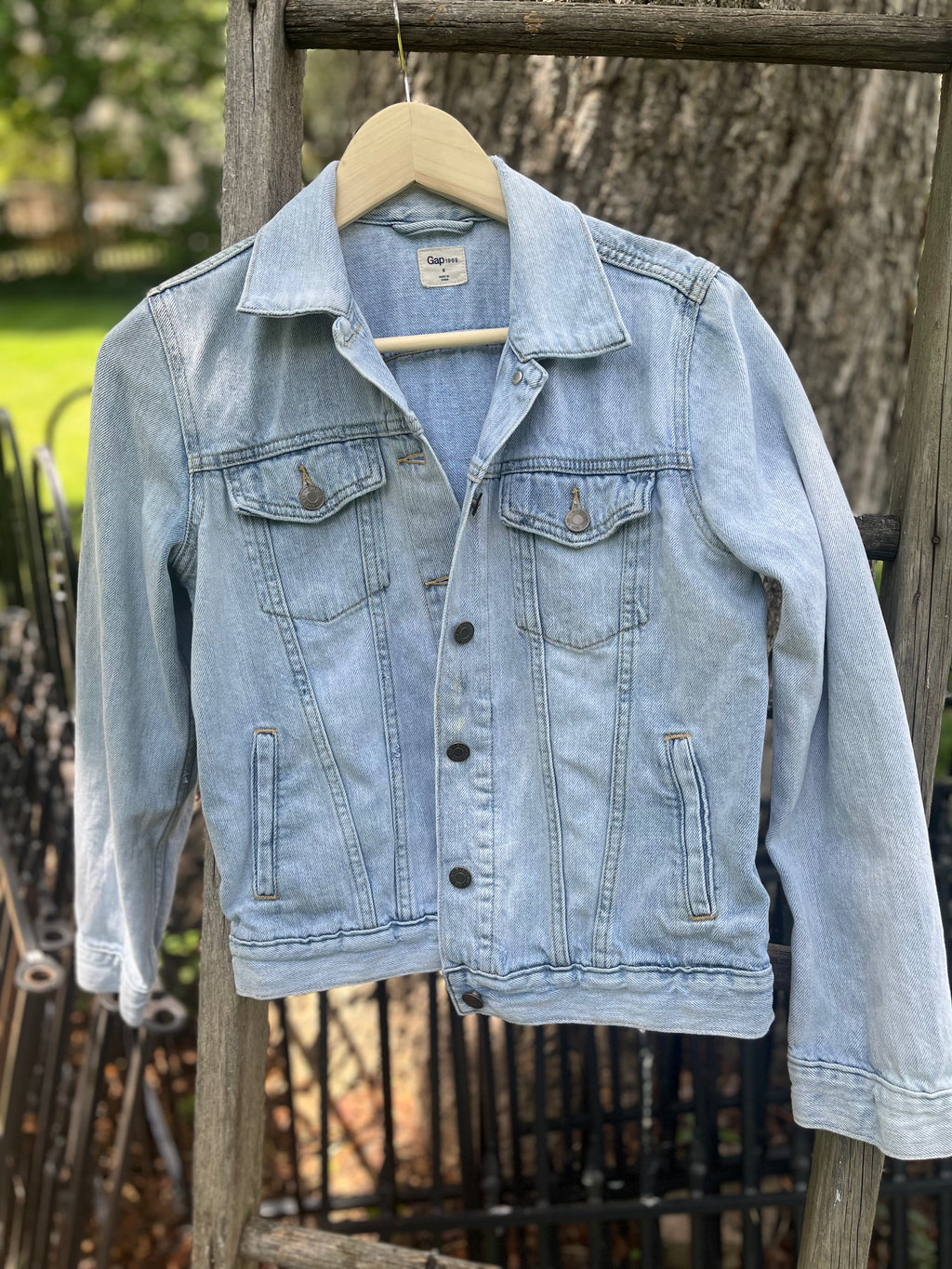 Size Small Denim Jacket with Goose
