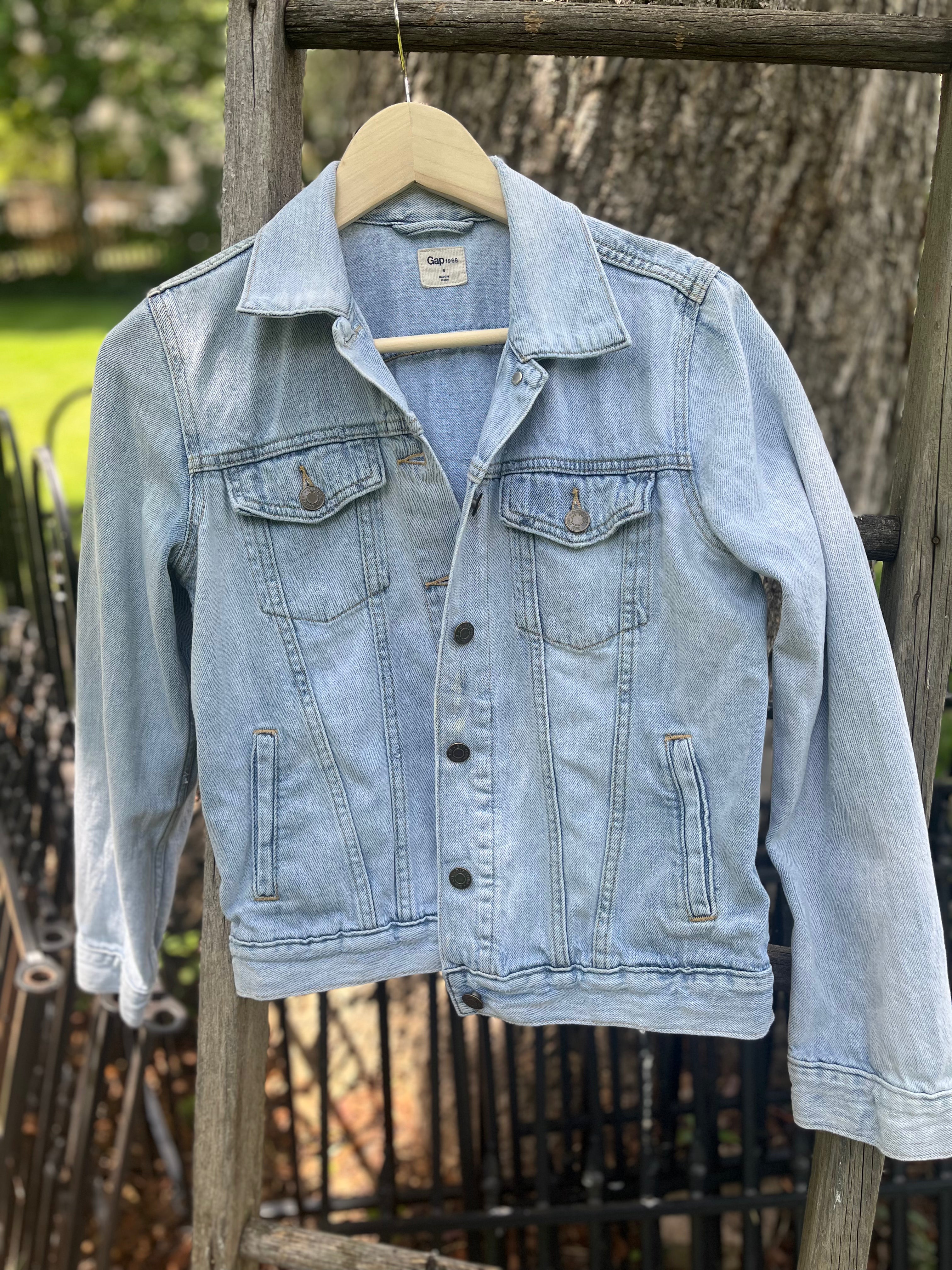 Size Small Denim Jacket with Goose