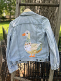 Size Small Denim Jacket with Goose