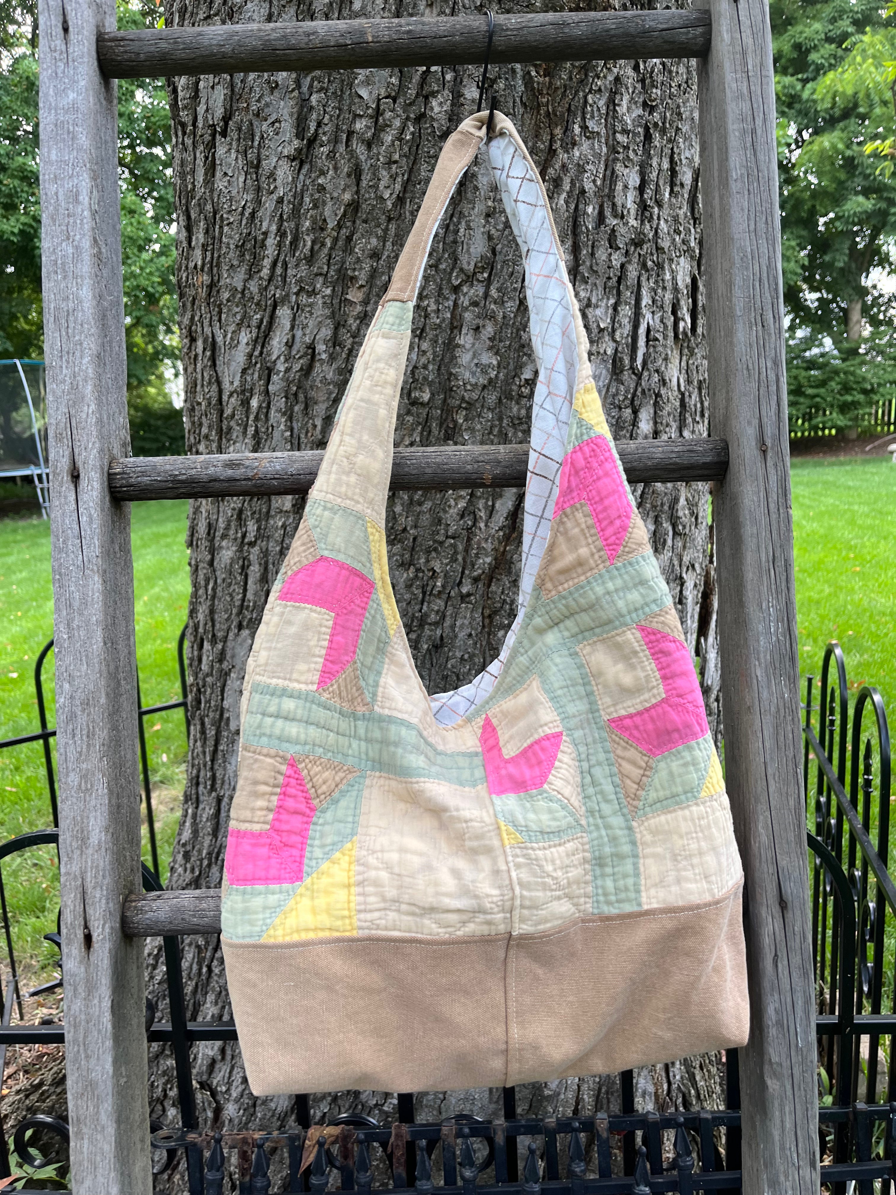 Up-cycled Hobo Bag