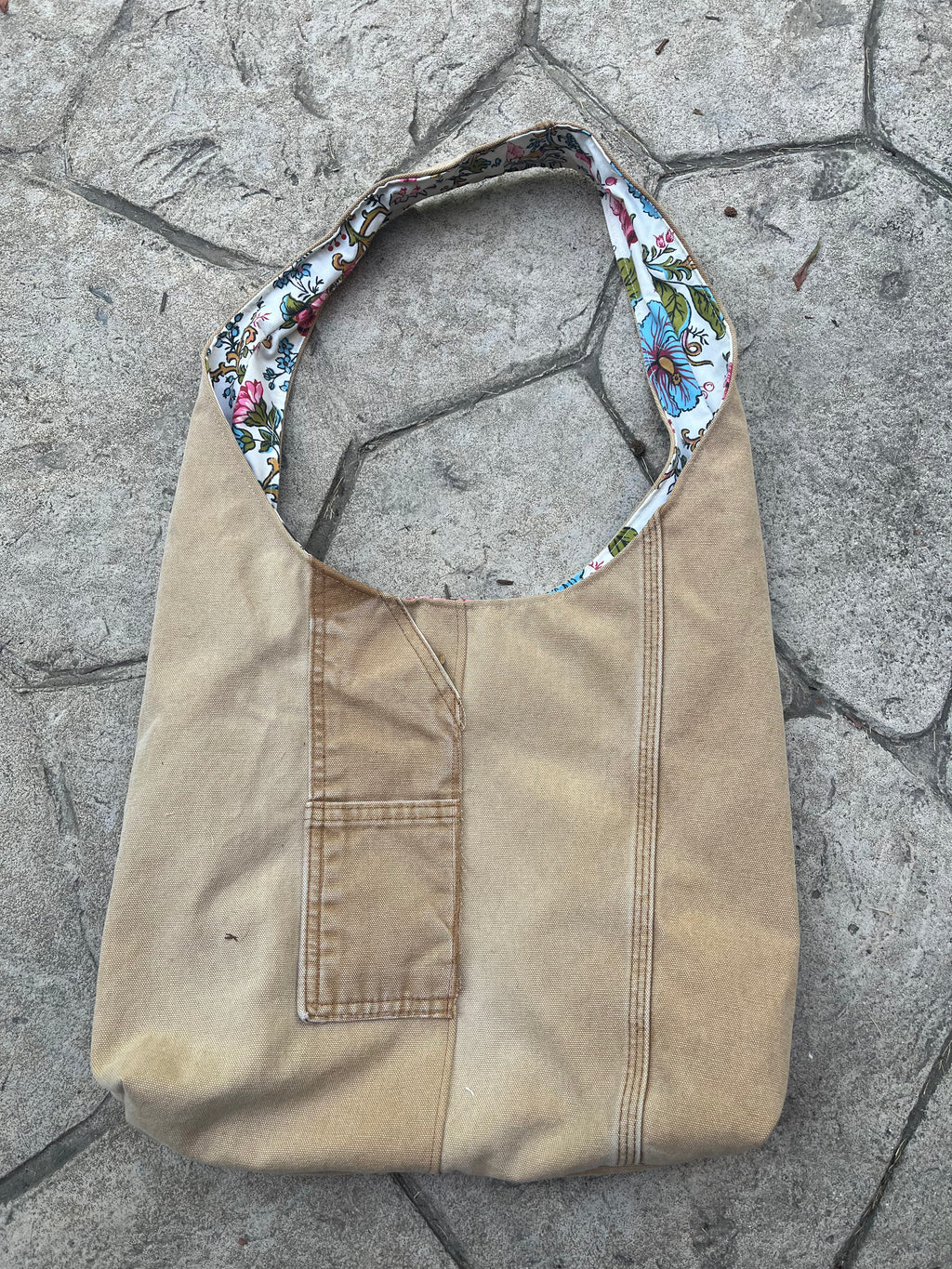 Up-cycled Hobo Bag