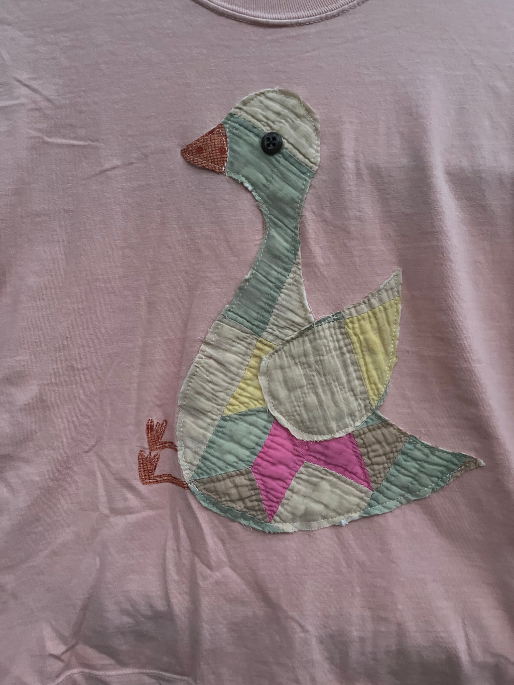 Goose Tee cropped Large