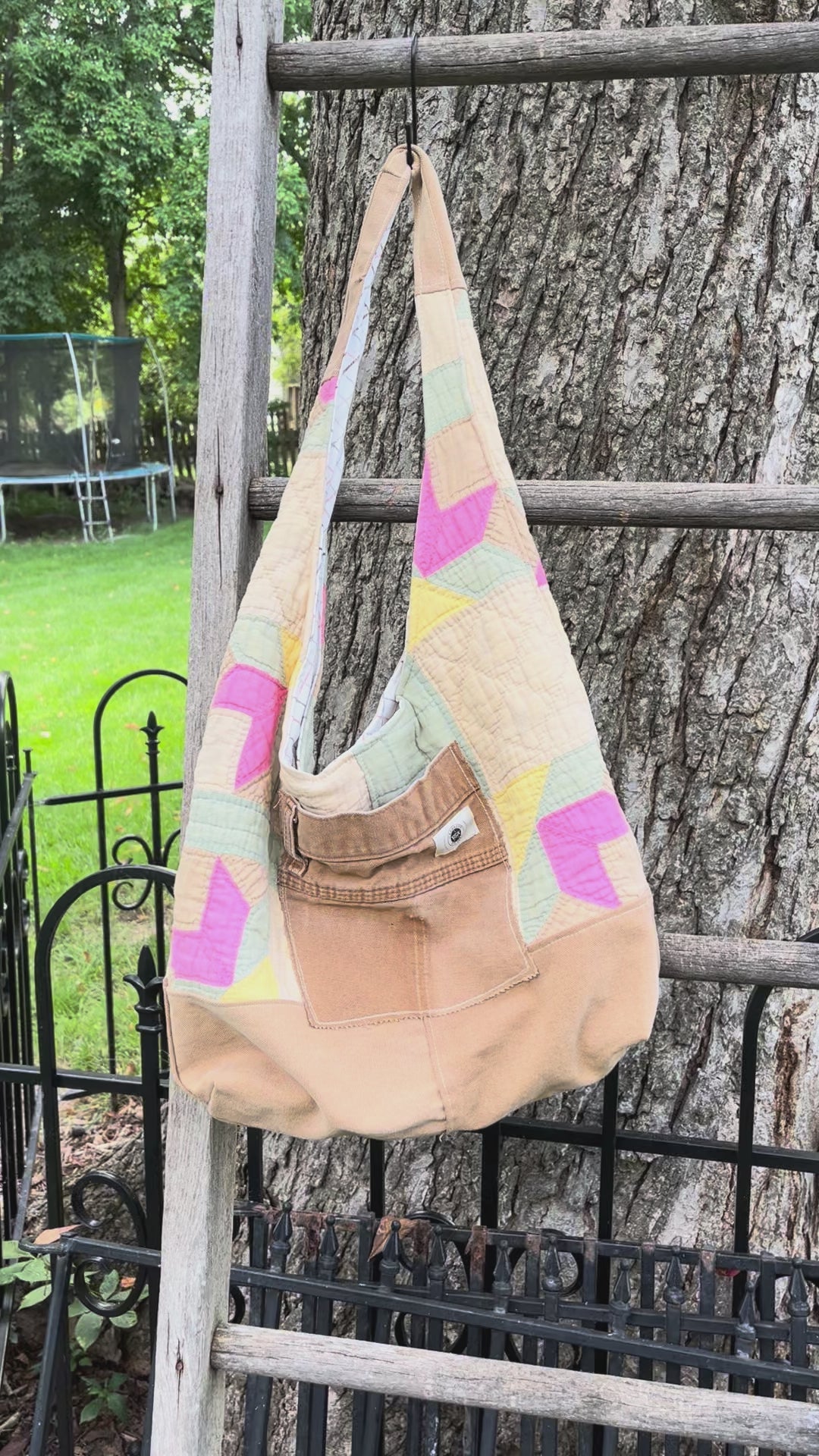 Up-cycled Hobo Bag