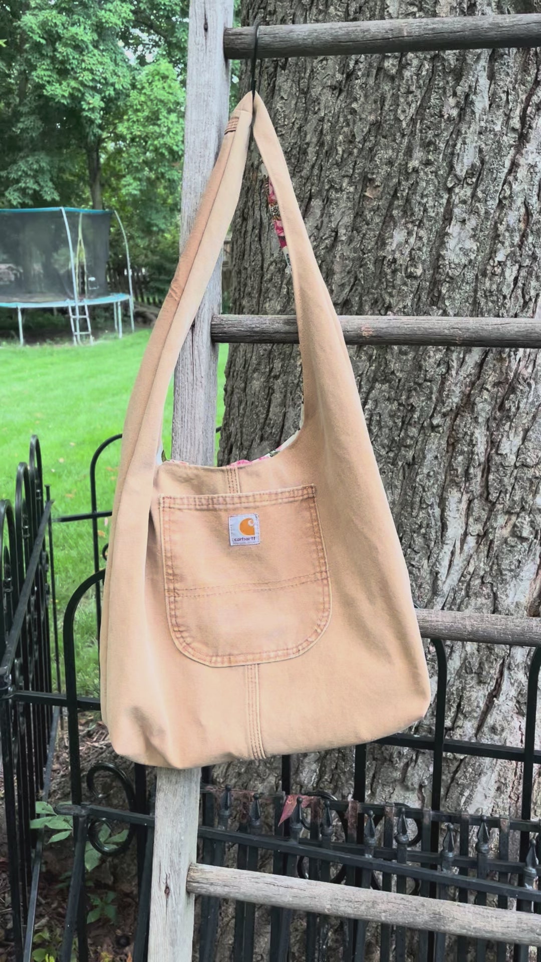 Up-cycled Hobo Bag